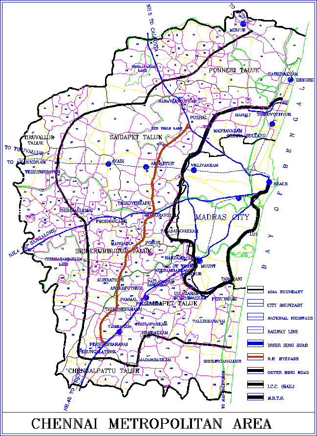 Cmda Master Plan Of Chennai 